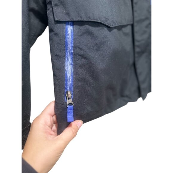 Burton Head Porter Plus Utility Jacket Men Medium Black Nylon Pocket Snow Winter - Picture 14 of 16